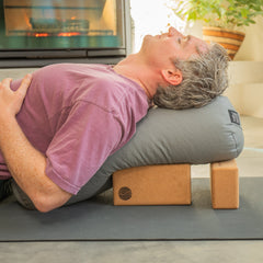 Movewell Yoga Bolster - 100% Organic Cotton and Buckwheat