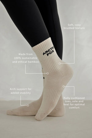 Arctic Fox 100% Bamboo Sporty Socks