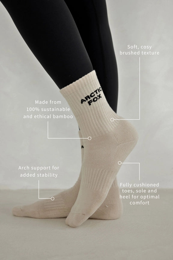 Arctic Fox 100% Bamboo Sporty Socks