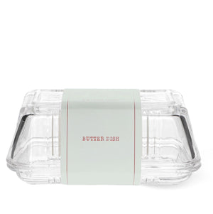 Rex Glass Butter Dish