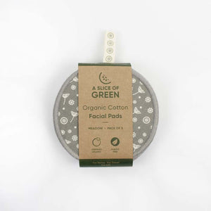A Slice of Green Organic Cotton Facial Pads - x5 Pack