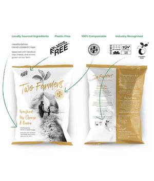 Two Farmers Plastic Free Crisps x24 40g Bags - Mixed Selection Box
