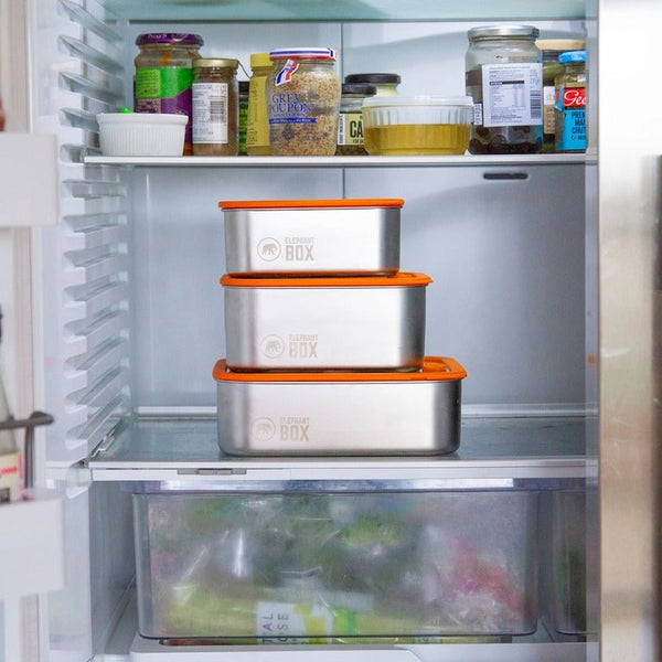 Elephant Box Prepare & Store Containers Orange