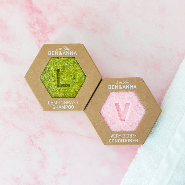 Ben & Anna Very Berry Conditioner Bar for Dry Hair - 60g
