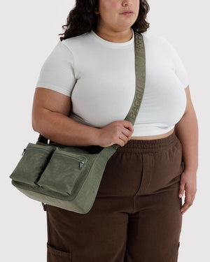 BAGGU Cargo Shoulder Crossbody Bag Medium - Recycled