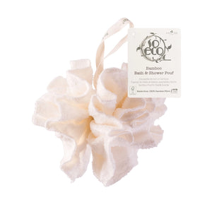 So Eco Natural Bamboo Bath & Shower Pouf