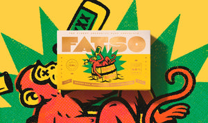 FATSO Vegan Chunky Chocolate Bar 150g - Drunkn Monkey Spiced Rum, Banana Chips and Salted Cracker