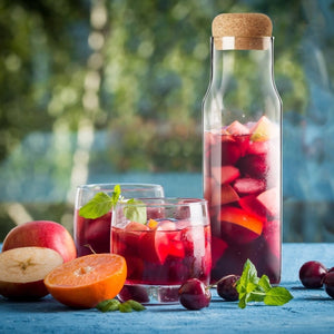 Zero Waste Kitchen Fridge Glass Carafe - x2 Pack