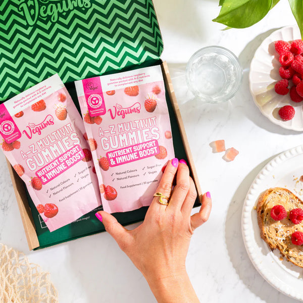 Vegums Vegan Vitamins - Sugar-Free A-Z Multivitamin
