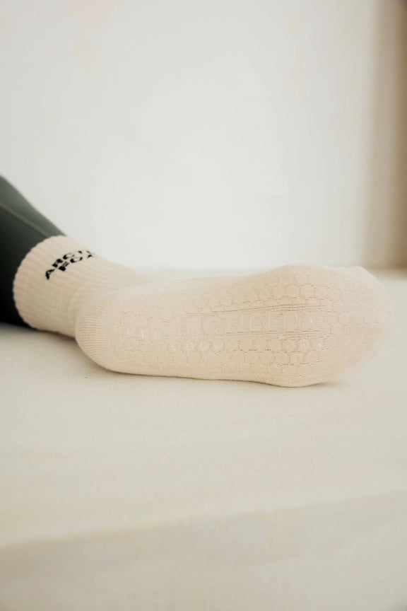 Arctic Fox 100% Bamboo Pilates Grip Socks