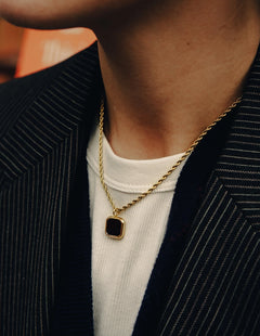 Nordic Muse Gold Rope Chain Waterproof Necklace