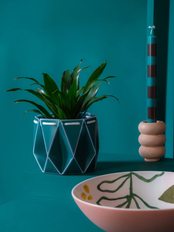 POTR x Waterhaul Recycled Ocean Plastic Self Watering Plant Pot - 11cm