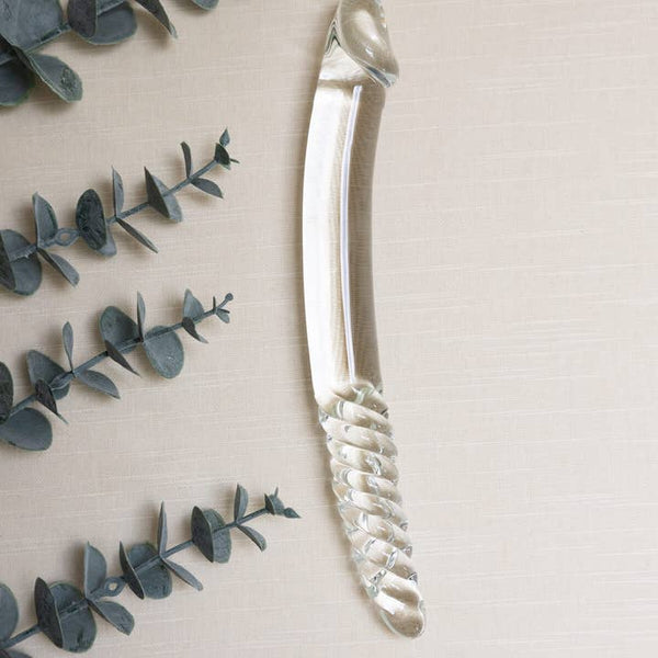 The Natural Love Company Tansy Helix - 9" Glass Dildo