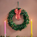 Namaste Recycled Sari Christmas Wreath
