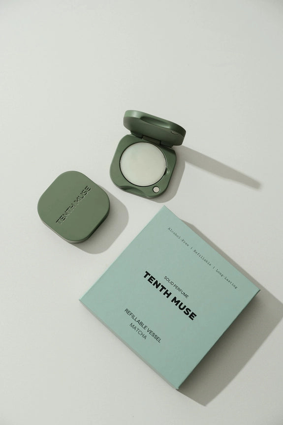 TENTH MUSE Solid Perfume Refillable Metal Vessel