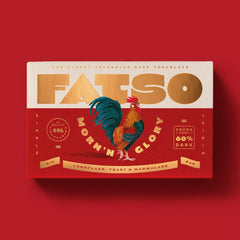 FATSO Vegan Chunky Chocolate Bar 150g - Morn'n Glory Cornflake, Toast and Marmalade