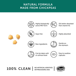Together Health Vitamin K2 Vegan & Organic Supplement x30 – Compostable Packet