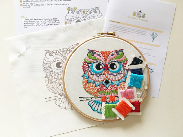Cinnamon Stitching Embroidery Kit