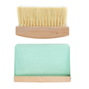 MINI Dust Pan & Brush Set With Magnets - Pistachio