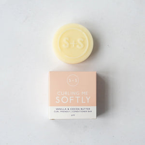 Salt + Steam Curling Me Softly Conditioner Bar 50g - For Curly Hair