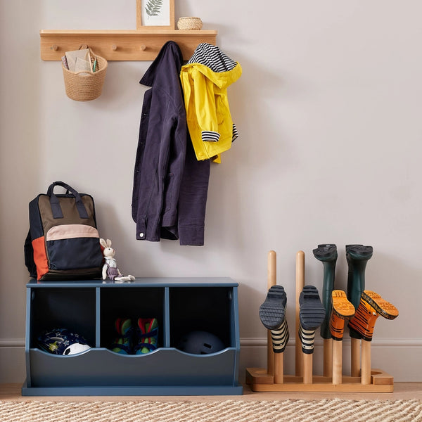 Great Little Trading Company Family Wooden Boot Rack