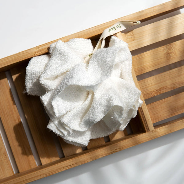 So Eco Natural Bamboo Bath & Shower Pouf