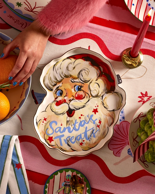 Eleanor Bowmer Big Nick Christmas Eve Plate