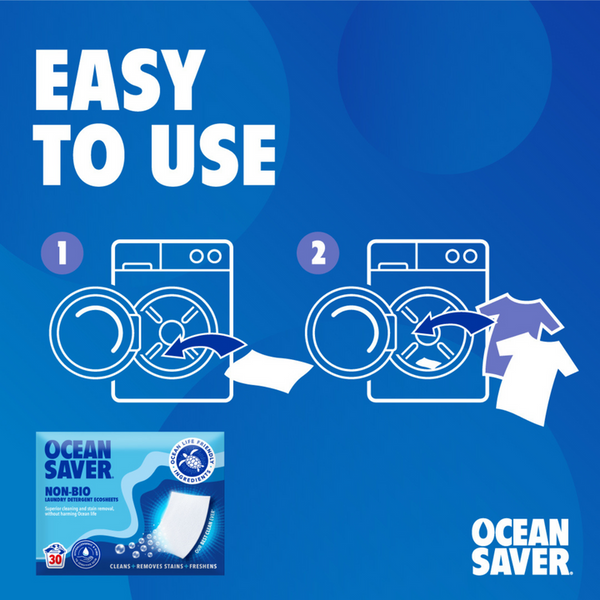 OceanSaver Non-Bio Laundry Sheets