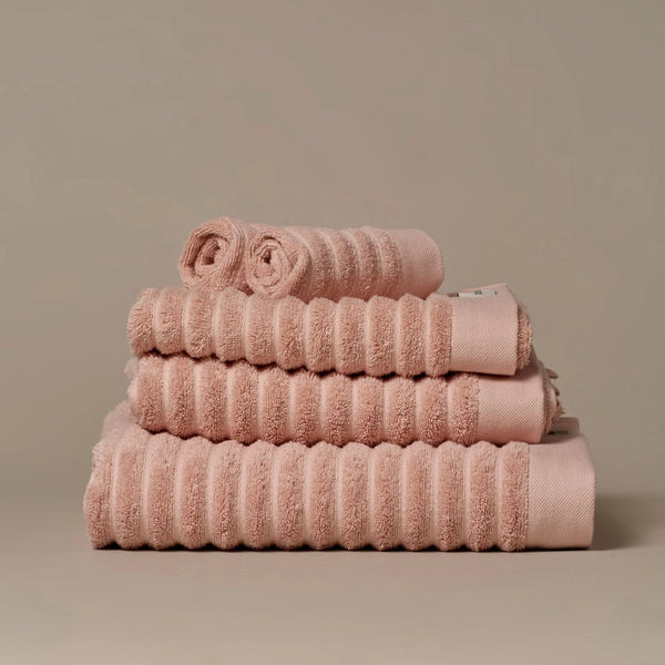Misona Ribbed 100% GOTS Organic Cotton Face Cloth - x2