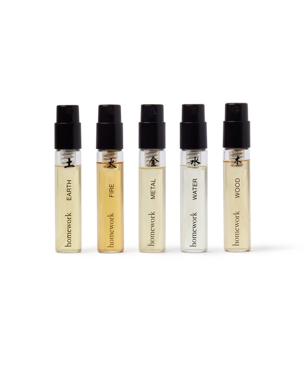 Homework Five Elements Fragrance Discovery Set