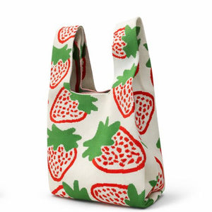 TOKEII Knitted Reusable Bag Medium - Recycled Polyester & Cotton Yarn