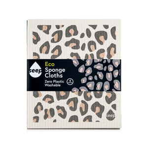 Seep Compostable Sponge Cleaning Cloths - x4 Pack
