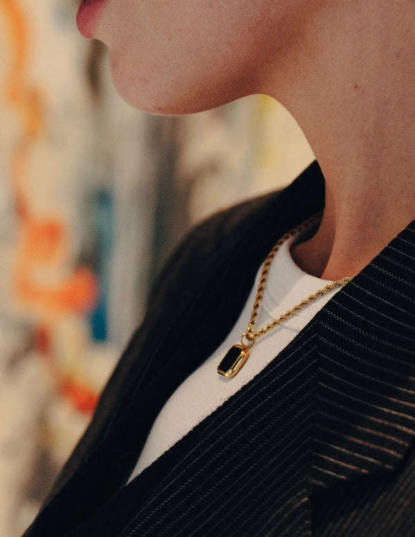 Nordic Muse Gold Rope Chain Waterproof Necklace