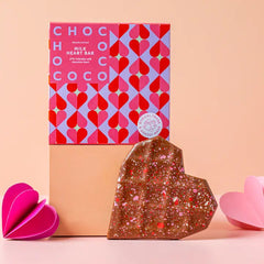 Chococo 47% Colombia Milk Chocolate Heart - Plastic Free