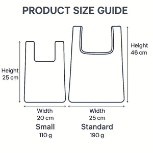 TOKEII Knitted Reusable Bag Small - Recycled Polyester & Cotton Yarn