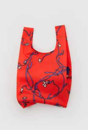 BAGGU MEMBERSHIP - FREE Reusable Packable Recycled Bag - Baby - Red Snapdragon