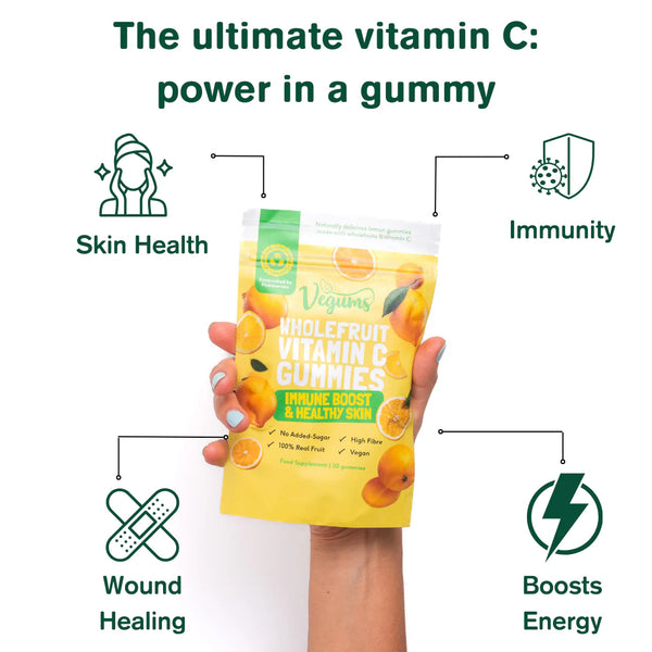 Vegums Vegan Vitamins - Wholefruit Vitamin C