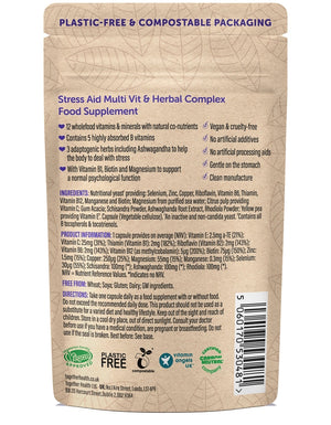 Together Health Stress Aid Vegan & Organic Supplement x30 – Compostable Packet
