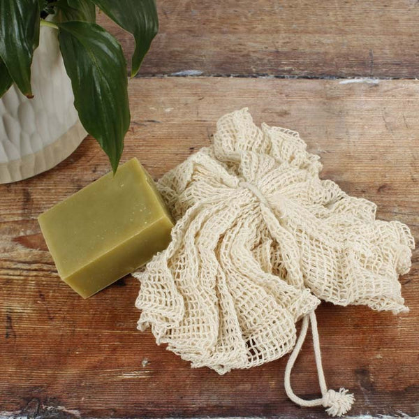 A Slice of Green Organic Cotton Bath Puff