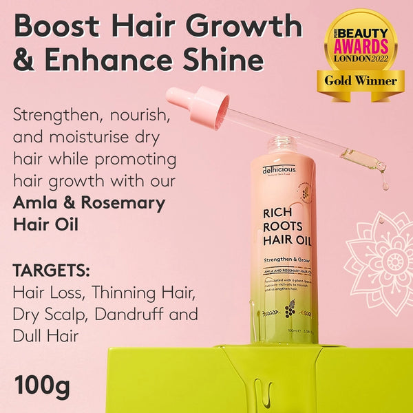 delhicious Rich Roots Hair & Scalp Oil - 50ml