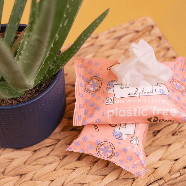 Adios Plastic Compostable 100% Compostable Pet Wet Wipes