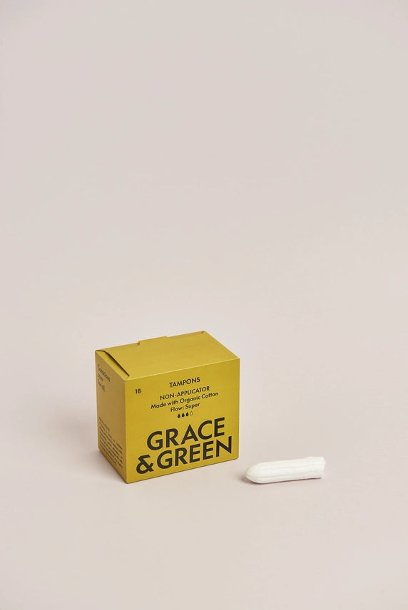 Grace & Green Non-Applicator Organic Tampons