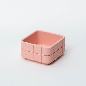 Block Design Handmade Eco Friendly Jesmonite Tile Square Pot