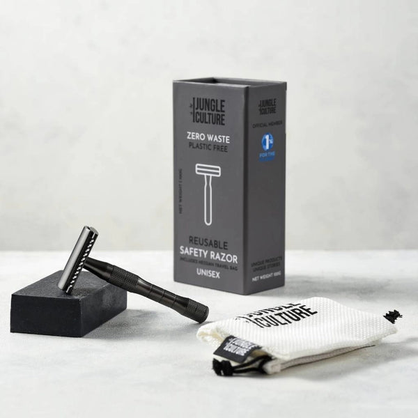 Jungle Culture Reusable Safety Razor + 10 Blades