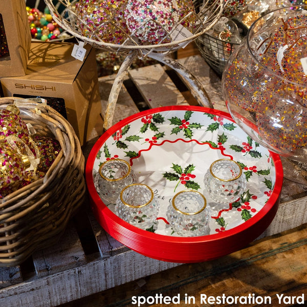 Talking Tables Festive Holly Tray
