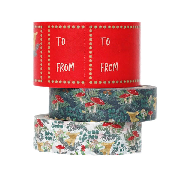Talking Tables Christmas Paper Tape Pack 10m