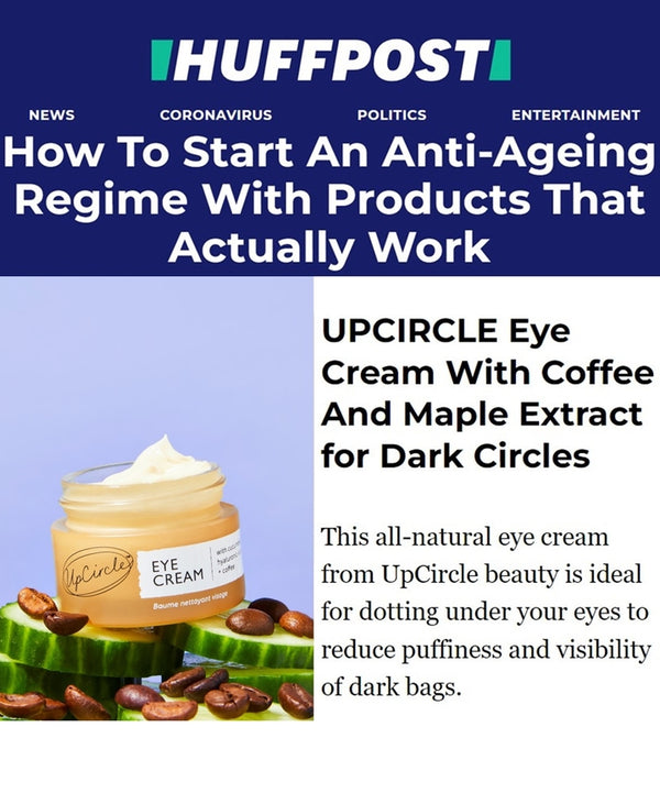UpCircle Eye Cream with Hyaluronic Acid + Coffee