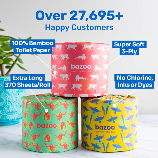 Bazoo Bamboo Toilet Roll