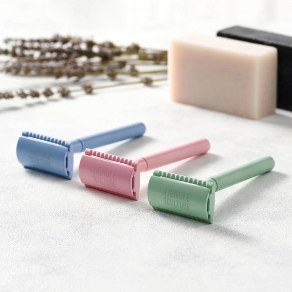 Jungle Culture Reusable Safety Razor + 10 Blades