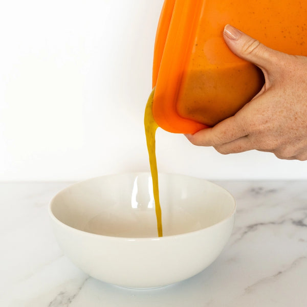 Moonmoon Reusable Silicone Food Bags Large - x2 Pack
